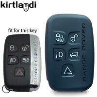 Kirtlandi Car Key Case Cover For Range Rover Evoque Sport Aurora LR Discovery Evake Smart Card Remote Control Key Holder Keyless