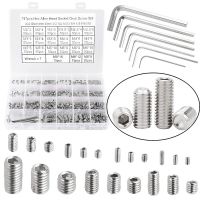 C52344 M2/M2.5/M3/M4/M5/M6/ชุด M8ชุดน็อตขนาดต่างๆไดรฟ์ Hex ภายใน304สแตนเลสหกเหลี่ยมสกรูหัวเสียบกับอุปกรณ์ติดตั้งน้ำหนักเบาสกรูหัวด้วงกล่องเก็บของอัลเลน747ชิ้น