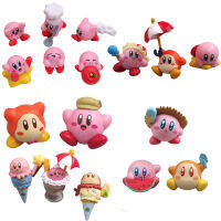 Kawaii Kirby Anime Figures ของเล่นเด็กชายหญิงเด็กเกมน่ารักตุ๊กตาสะสมวันเกิดของขวัญของเล่น Diy ของขวัญเด็ก-qeangshe