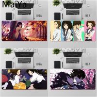 Top Quality Anime Hyouka Natural Rubber Gaming mousepad Desk Mat Free Shipping Large Mouse Pad Keyboards Mat