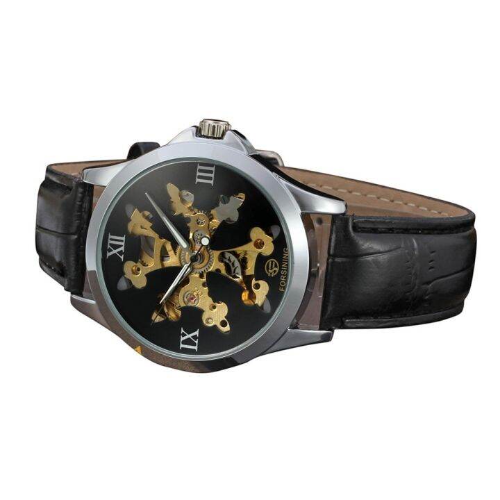 new-forsining-watches-men-classic-leather-strap-gold-skeleton-dial-analog-hollow-out-automatic-mechanical-wristwatch-gift