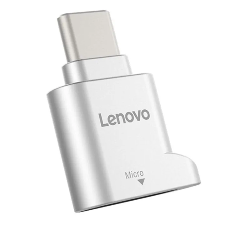 Lenovo D201 USB Card Reader 480Mbps 512GB USBC TF Micro SD OTG Adapter