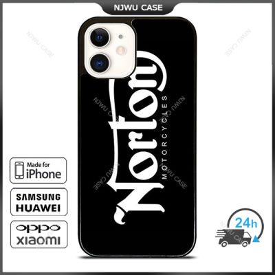 Norton Motorcycles Phone Case for iPhone 14 Pro Max / iPhone 13 Pro Max / iPhone 12 Pro Max / XS Max / Samsung Galaxy Note 10 Plus / S22 Ultra / S21 Plus Anti-fall Protective Case Cover