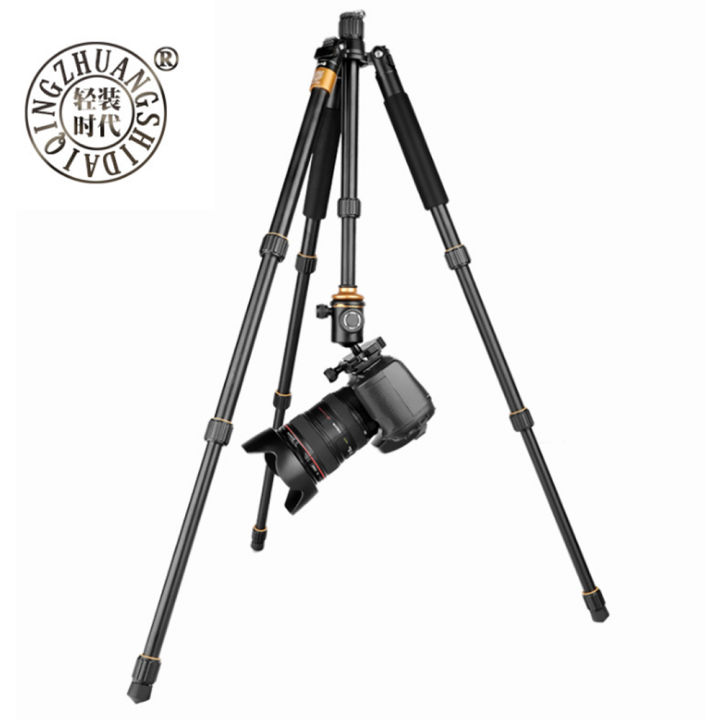 beike-qzsd-q999s-มืออาชีพถ่ายภาพแบบพกพาอลูมิเนียมขาตั้งกล้องชุด-monopod-ยืนหัวบอลสำหรับการเดินทางกล้อง-dslr