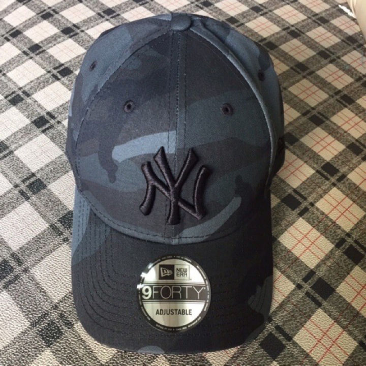 หมวก-หมวกแก๊ป-cap-hat-ของแท้-new-era-9forty-ny-camo-adjustable-cap-ลายทหาร