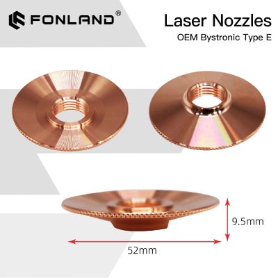Fonland Bystronic Fiber Laser Nozzle Base Diameter 52mm H9.5mm Bystronic Laser Cutting Machine Accessories Laser Head Seat OEM