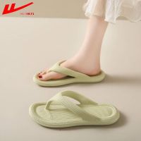 ✑ Pull-back flip-flops for womens summer outer wear 2023 new fashion internet celebrity bathing non-slip beach sandals with toes and feet