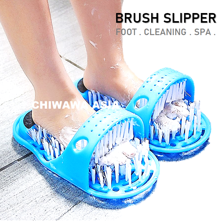 Foot Brush For Bath Silicone Clean Massage Slipper Washing Feet Exfoliating  Feet Washing Bath Brush Shower Scrubber Tools 1PC | Fruugo AE