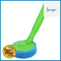 แปรงใยขัดล้างภาชนะจานชาม MR.SMART สีเขียวSCRUB CLEANING BRUSH DISHWARE MR.SMART GREEN **คุ้มที่สุดแล้วจ้า**