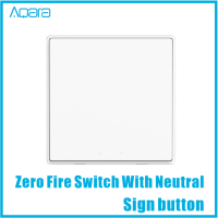 Aqara D1 Wall Switch Zigbee Smart Zero Line Fire Wire Light Remote Control Wireless Key Wall Switch Without Neutral Mi Home