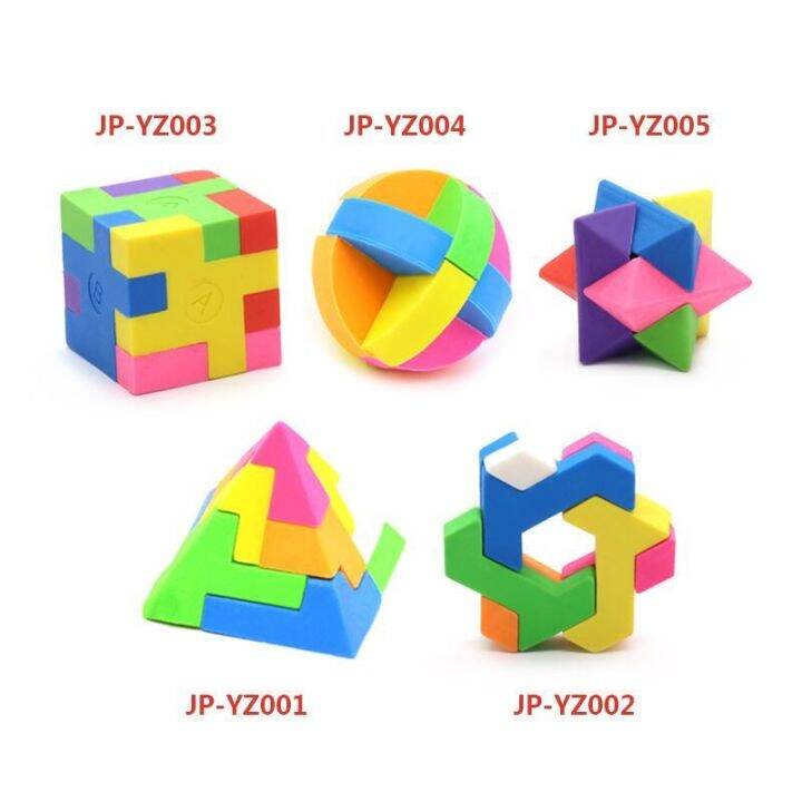 Children DIY Educational Rubik's Cube Eraser Building Blocks