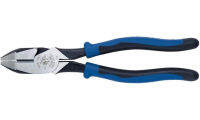 Klein Tools J2000-9NE Side Cutter Linemans Pliers, High Leverage 9-Inch Pliers Cut ACSR, Screws, Nails, Wire