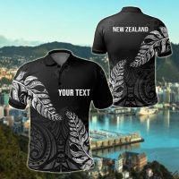 New Product customize Aotearoa 2023 New Zealand - Maori Silver Fern Black Unisex Adult Polo Shirtsize：xs-6xlnew Product