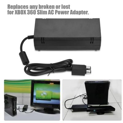 Universal Power Supply Cable Power Charger Adapter Cable For XBOX 360 SLIM (110-240V EU Plug)