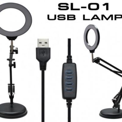 หลอดไฟพร้อมขาตั้งปรับได้ USB LAMP SL-01