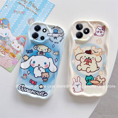 เคสโทรศัพท์ Infinix Note30 4G 5G Hot 30i Hot30 Play เคส Phone Case Infinix Smart7 X6515 Tecno Spark GO 2023 การ์ตูนน่ารัก Cinnamorcasing เลนส์กันตกฝาหลังซิลิโคนนิ่ม