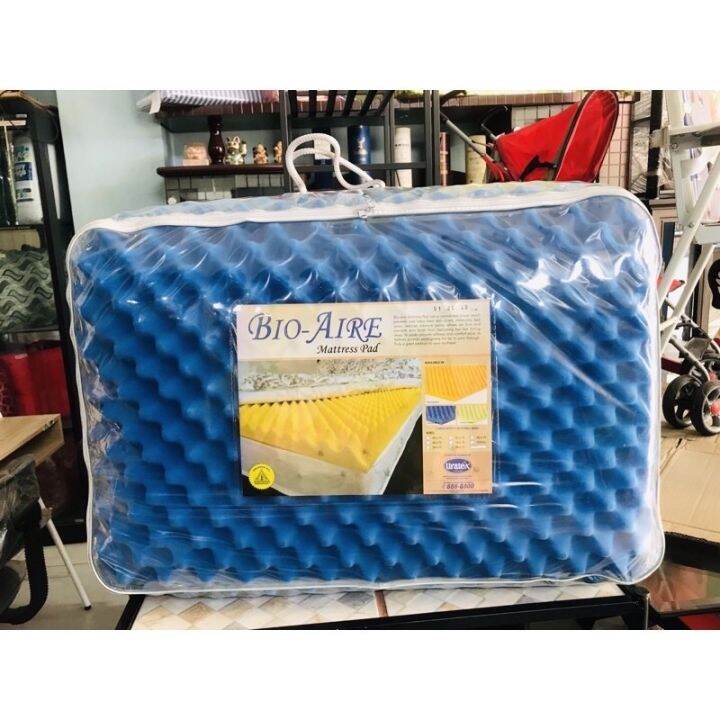 36” Uratex Bioaire Egg Mattress Back Care Pad Topper Anti Bed Sore