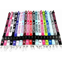 [HOT HUIQKKJKUIO 556] LOVE VS PINK Universal สายคล้องคอ Lanyard สำหรับคีย์ ID Card Gym โทรศัพท์มือถือสายรัด USB ผู้ถือป้าย DIY แขวนเชือก Lariat Lanyard