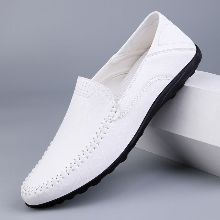 รองเท้าโบ้ทชูส์-zapatos-hombre-รองเท้าหนังแฮนด์เมดรองเท้าโลฟเฟอร์ผู้ชายอิตาลี2023ลำลองหรูหรา
