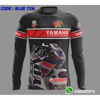 (In stock) 2023 Fashion mens sports clothing Long Sleeve t-shirt  TZM FAMILY CREW (BLUE) Motorcycle Jersey Long Sleeve t-shirt  Size S-3XL