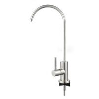 Gooseneck Water Purifier Faucet Reverse Osmosis Drinking Water Filter Faucet stainless steel 14"; Ceramic Core