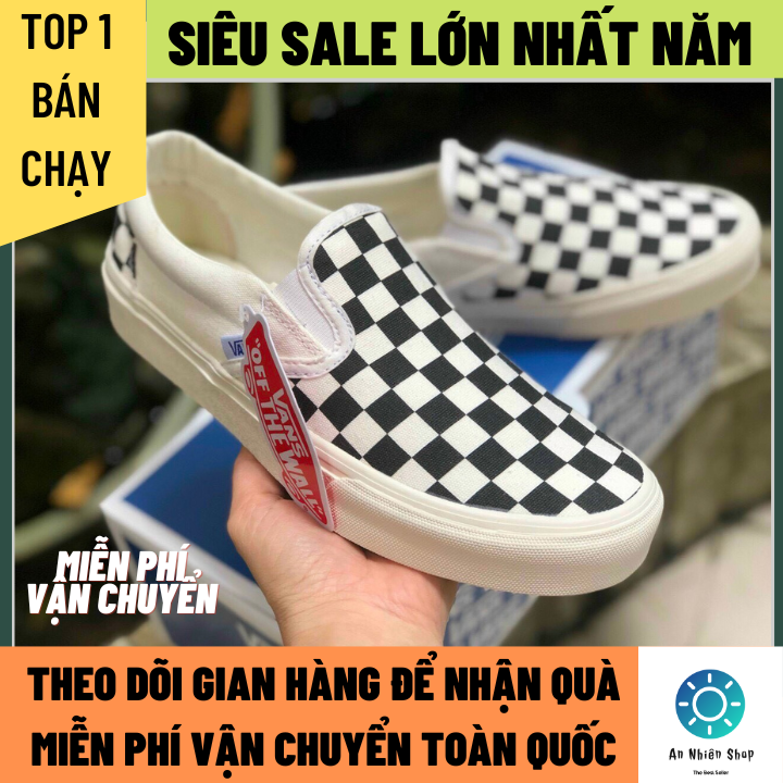 Sẵn 2 Màu ] Giày Sneaker Thể Thao Nam Nữ Vans_Slip On Bản Mới Cực ...