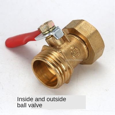 Pneumatic 1/8" 1/4 3/8 1/2 BSP Female/Male Thread Mini Ball Valve Brass Connector Joint Copper Pipe Fitting Coupler Adapter Plumbing Valves