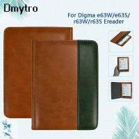 Cover For Digma E63s E63W eReader Leather Book Case Magnetic Clasp Flip Good Fit R63s R63W Ebook Pouch ShellCases Covers