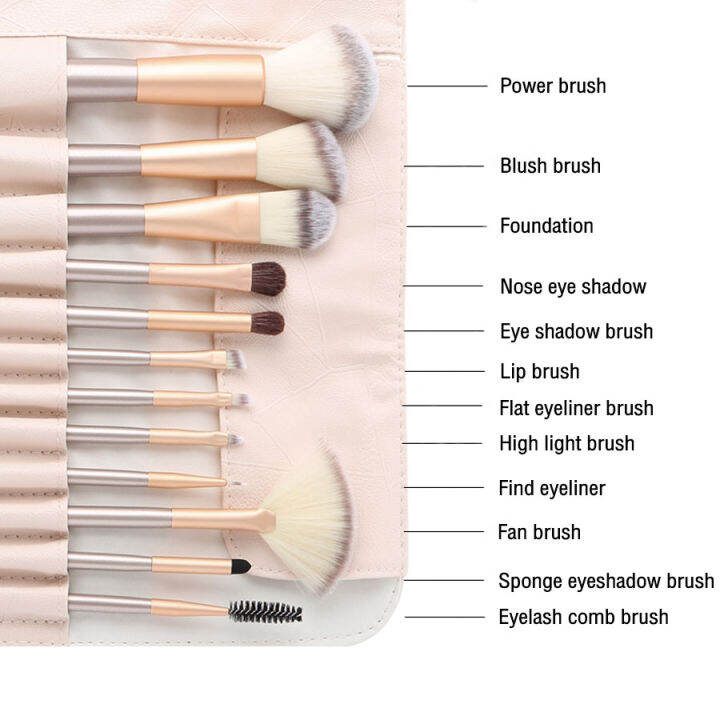 แปรงแต่งหน้า-12-ชิ้น-ชุดแปรงแต่งหน้า-มาพร้อมกับกระเป๋าหนัง-ขนแปรงนุ่ม-make-up-brush-set-abele