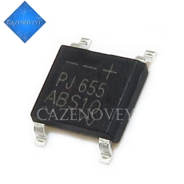 50pcs/lot ABS10 SOP4 SMD Rectifier bridge pile IC chip In Stock