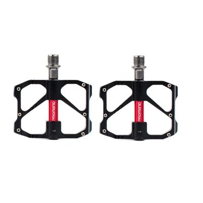 PROMEND MTB Mountain Road Bicycle Bike Pedal 12 Anti-Skid Pins Ultra-Light Aluminum Alloy 3 Ball Bearing Cycling Pedals