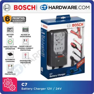 Shop Bosch C7 Fully Automatic Mode 6 12v/24v Lead Acid Battery Charger  online - Feb 2024