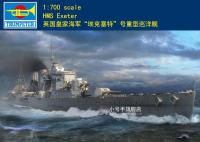 Trumpeter 06744 1/700 HMS Exeter ชุดประกอบโมเดล