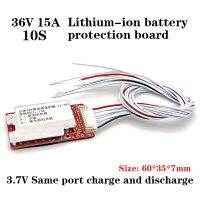 【】 Vantime Store 3.7V E-Bike BMS 10S 15A ลิเธียมพอร์ตเดียวกัน PCM สำหรับ36V 10Ah 12Ah แพ็ค15Ah พร้อมแบตเตอรี่รักษาสมดุล