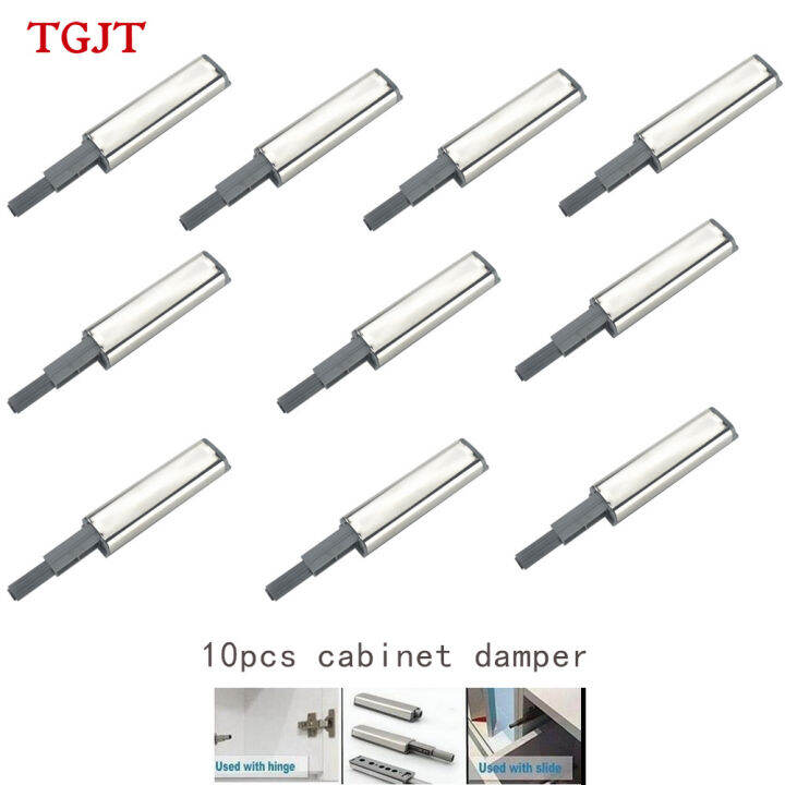 10Pcs Latch Door Drawer Push To Open System Damper Buffer Catch