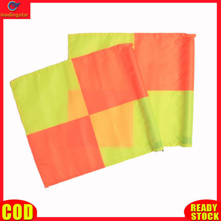 leadingstar-rc-authentic-soccer-referee-flag-for-fair-play-sports-match-football-rugby-hockey-training-linesman-flags