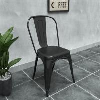 ?HOT สุด เก้าอี้เหล็ก มีพนักพิง ซ้อนได้ TolixChair 46x44x85cm เก้าอี้กินข้าว เก้าอี้คาเฟ่ เก้าอี้ร้านอาหาร สั่งก่อนได้ก่อน เก้าอี้กินข้าวเด็ก