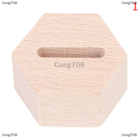 Cong708 ไม้ยืนโชว์แหวนหกเหลี่ยมชั้นเก็บแหวนคู่ถาดใส่เครื่องประดับ