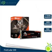 Seagate FireCuda 530 Heatsink NVMe Gen 4 SSD 1TB &amp; 2TB | SSD ภายในสำหรับ PS5 M2 SSD (พรีเมียม) * Hea