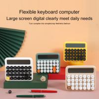 Calculator Large LED Screen Mechanical Keyboard Auto Shut Off Calculating Candy Color Printing Handheld Calculator Stationery Calculators