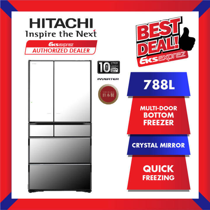 hitachi 788l fridge