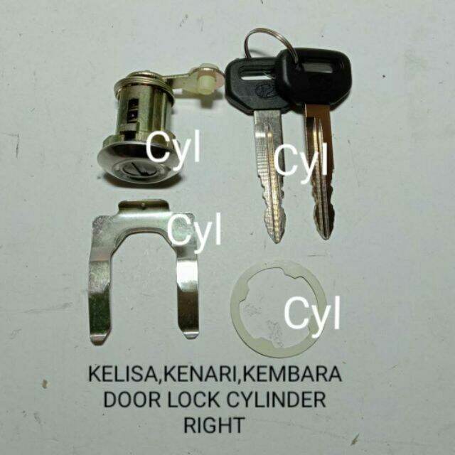 Perodua Kelisa Kenari Kembara Door Lock Cylinder Right Side Driver Side Lazada