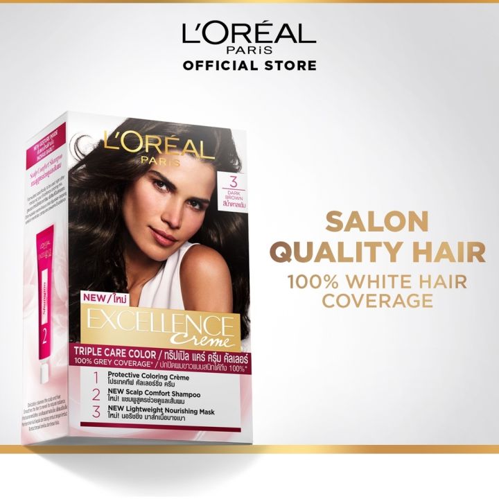 High quality LOreal Paris Excellence Crème Triple Care Haircolor ...