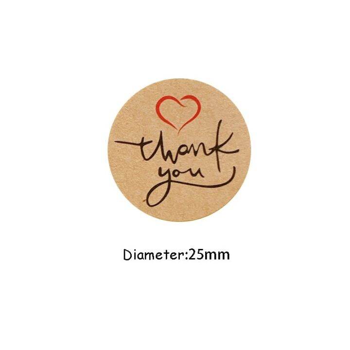 1600pcs-lot-kawaii-thank-you-red-heart-sealing-sticker-adhesive-kraft-seal-sticker-for-baking-round-gift-label-stickers-stickers-labels