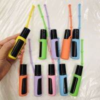 {traveler}เคสป้องกันน้ำมันหอมระเหยซิลิโคนสำหรับ Doterra 10Ml พร้อมม้วนสีเหลืองอำพัน10ชิ้นบนขวดฝาครอบป้องกันขวดออแกไนเซอร์