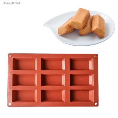 ◑∋○ 9-Cavity Financier Cake Mold Decorating Tools For Baking Jelly Pudding Mousse Bakeware Moulds Kitchen Baking Decoration Tool