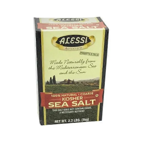 Alessi 100 Natural Coarse Kosher Sea Salt 1 Kilo ( 2.2 LBS. ) Lazada PH