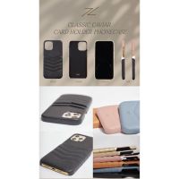 ส่งฟรี case 13pm,13p,13 ZENE CLASSIC CAVIAR เคสหนังใส่บัตร เคสโทรศัพท์ by zene__studio Z04 เคสสวยๆ