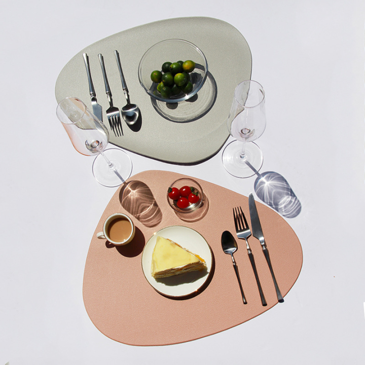 placemat-tableware-mat-with-bowl-coaster-heat-insulation-pu-leather-easy-to-clean-available-in-multiple-colors-4-6-8-pcs-kitchen