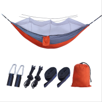 High Quality Cheap One Person Camping Hiking Nylon Hammock For Outdoor